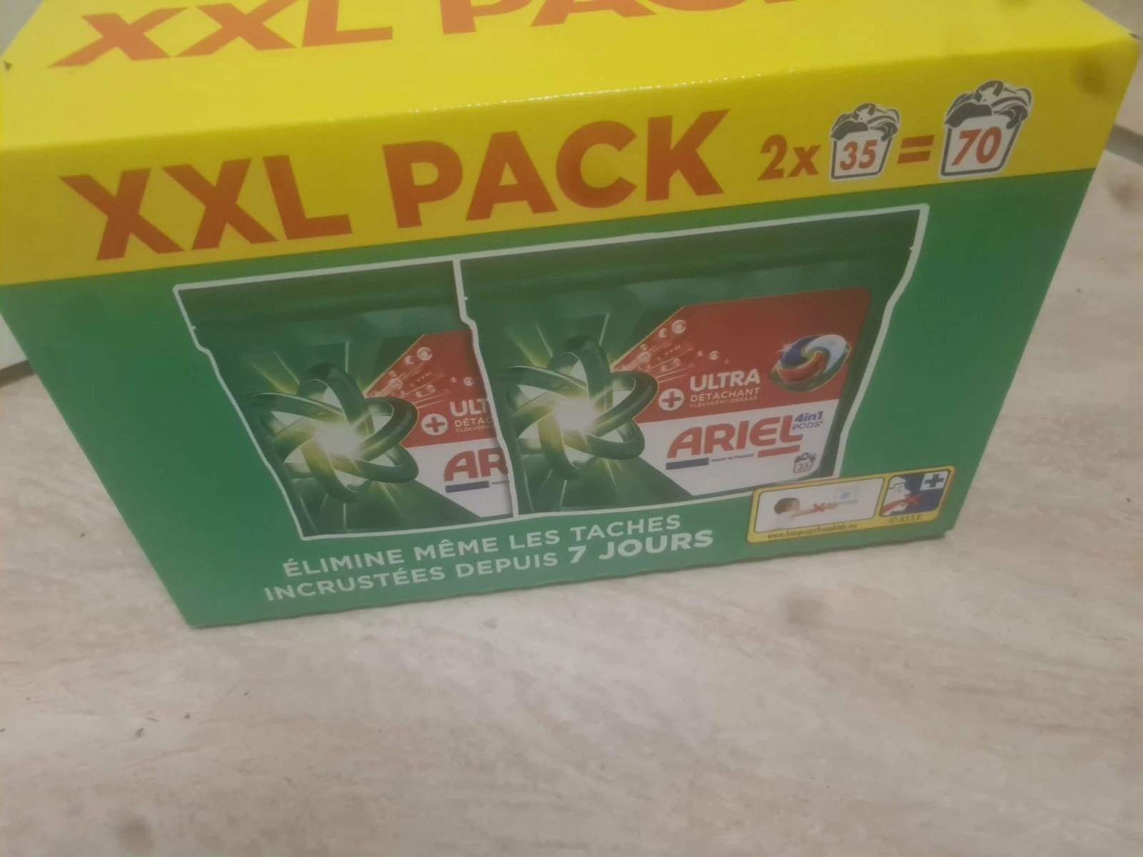 Ariel 70 capsules 
